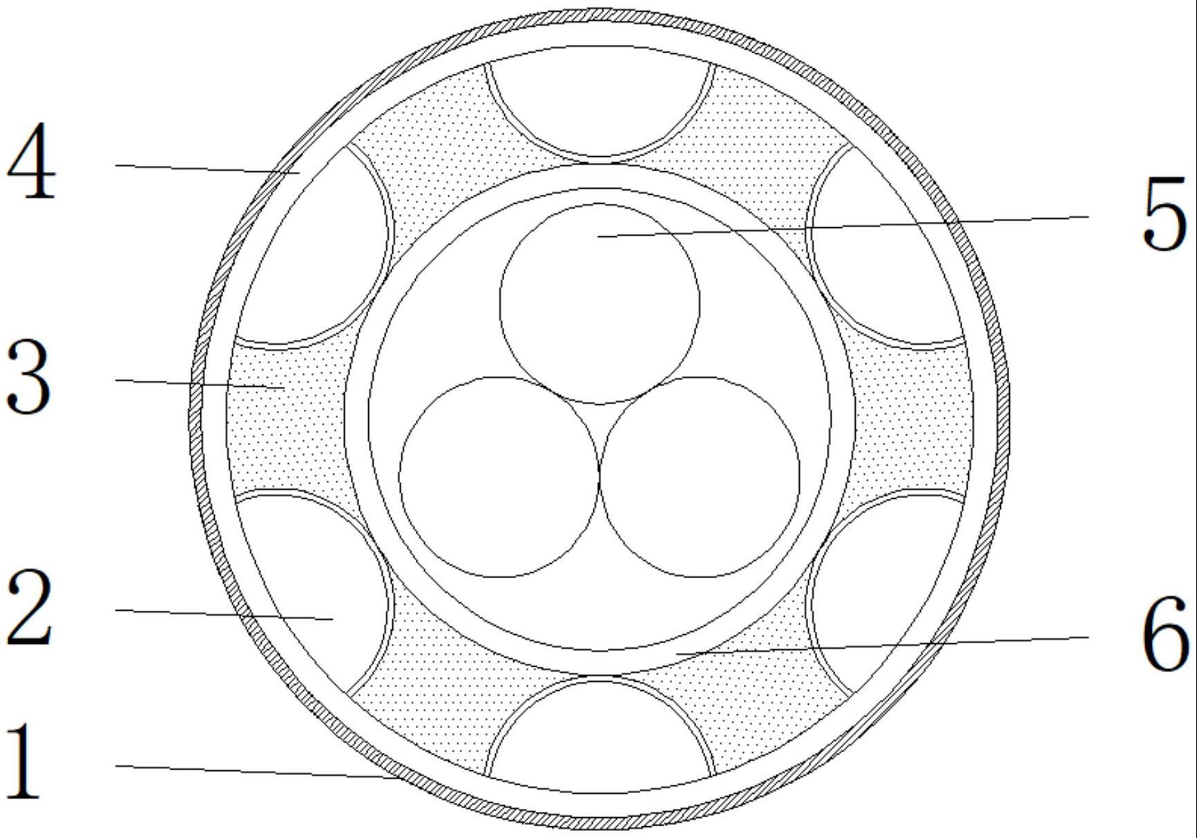 一种抗压耐寒的地下电缆保护管的制作方法