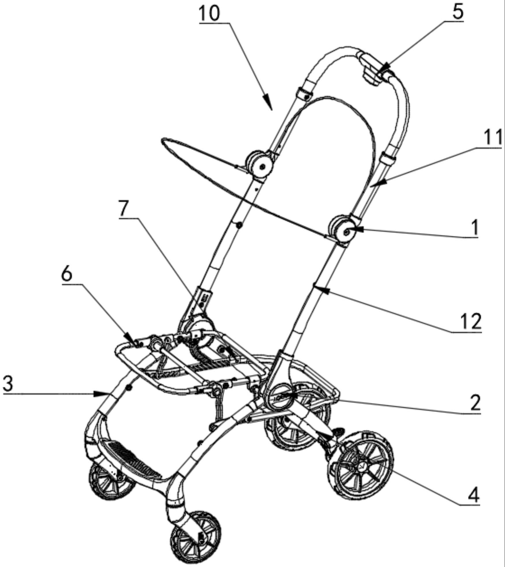 婴儿车架收合关节、婴儿车架和婴儿手推车的制作方法