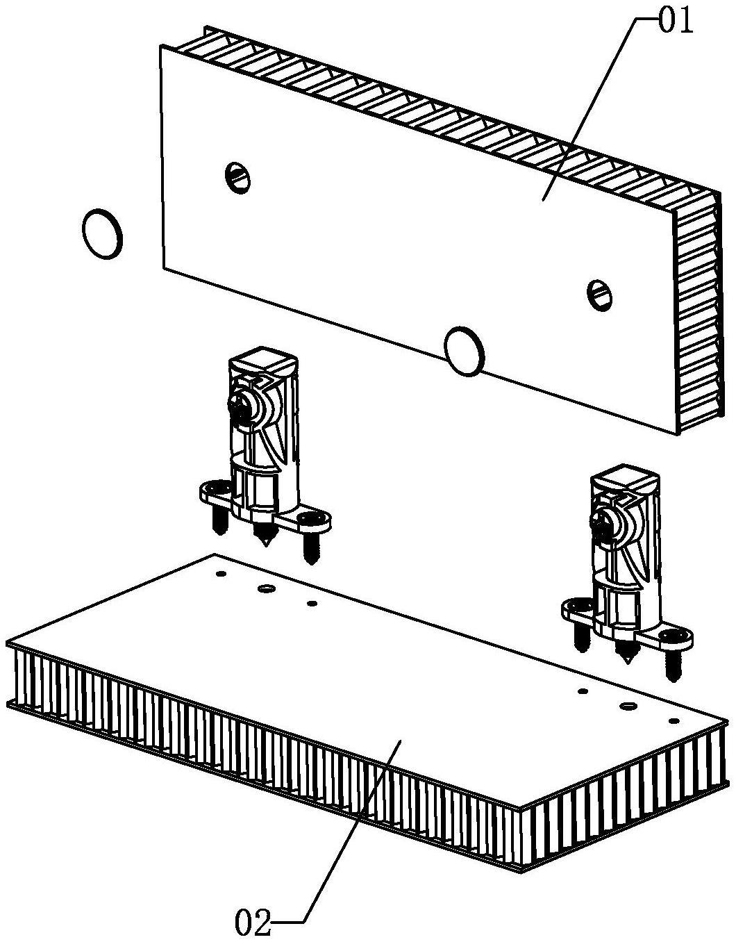 一种蜂窝板材用家具板体连接件的制作方法