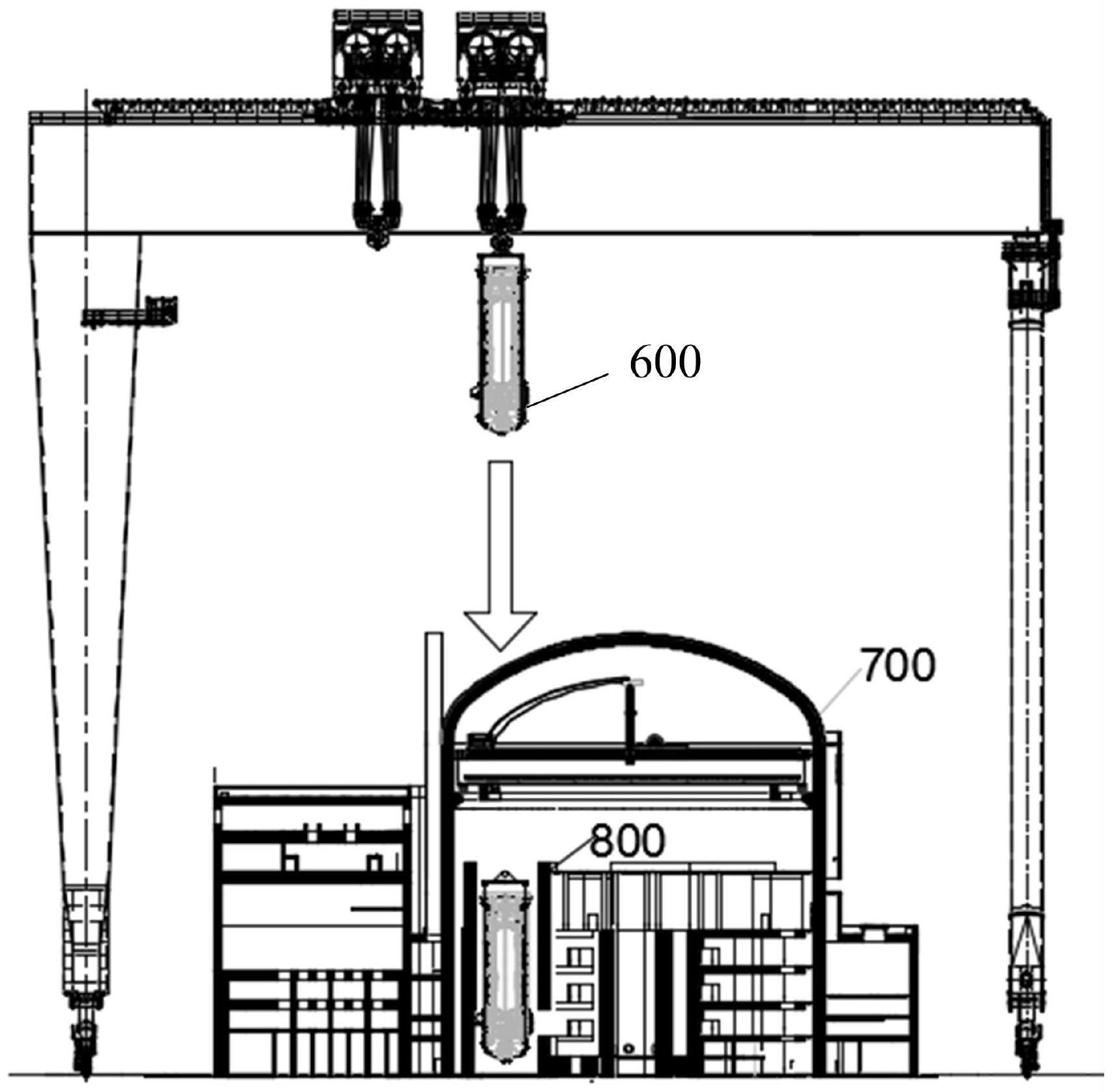 反应堆压力容器筒体与堆芯支承结构组装系统、安装方法与流程