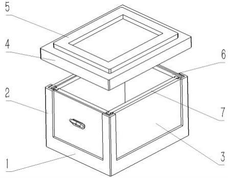 一种四角双柱叠插式加重纸箱的制作方法