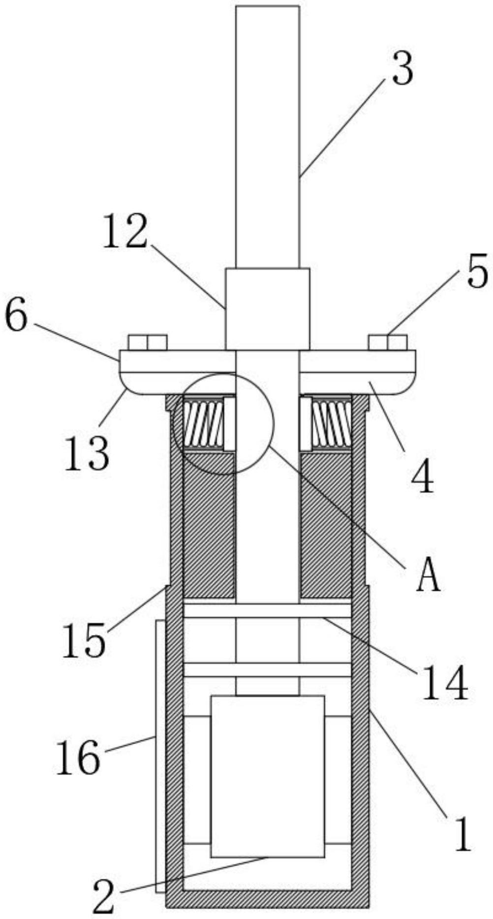 液压缸活塞杆的密封结构的制作方法