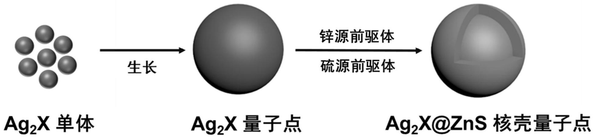 一种制备银系核壳结构量子点的通用方法