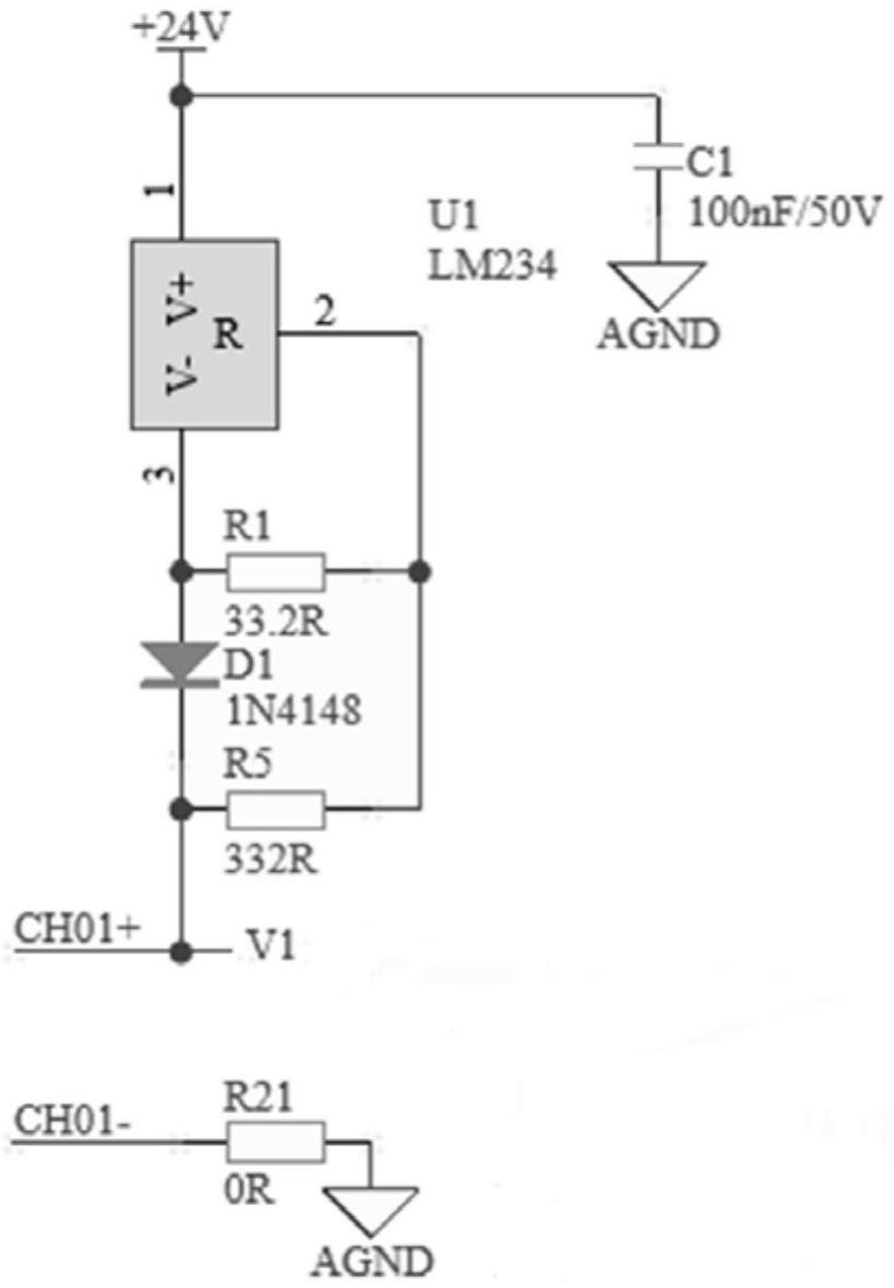 传感器的恒流源供电电路装置的制作方法
