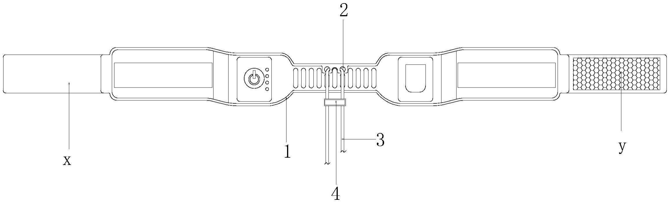 一种加热鞋垫可穿戴控制器的固定结构的制作方法