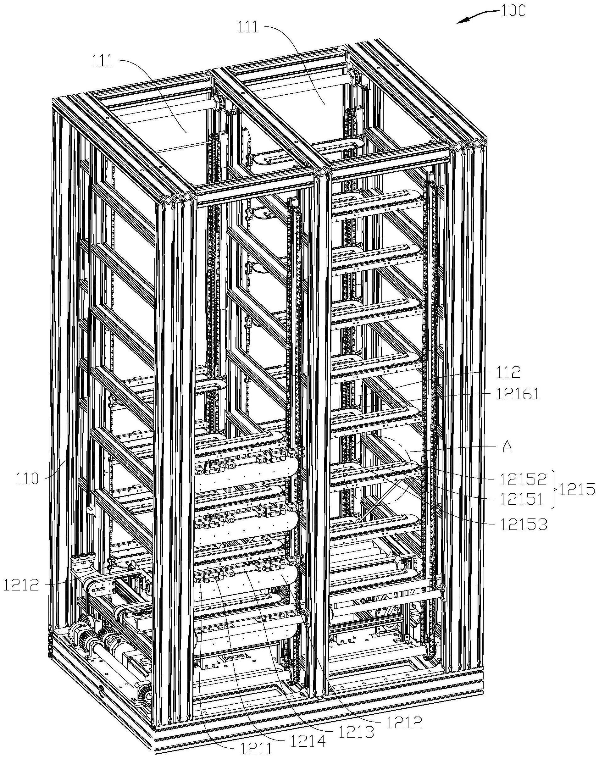梯式存储装置和冷藏库的制作方法