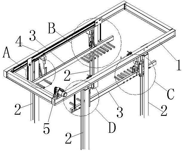 一种垂直升降立体车库的载车装置的制作方法