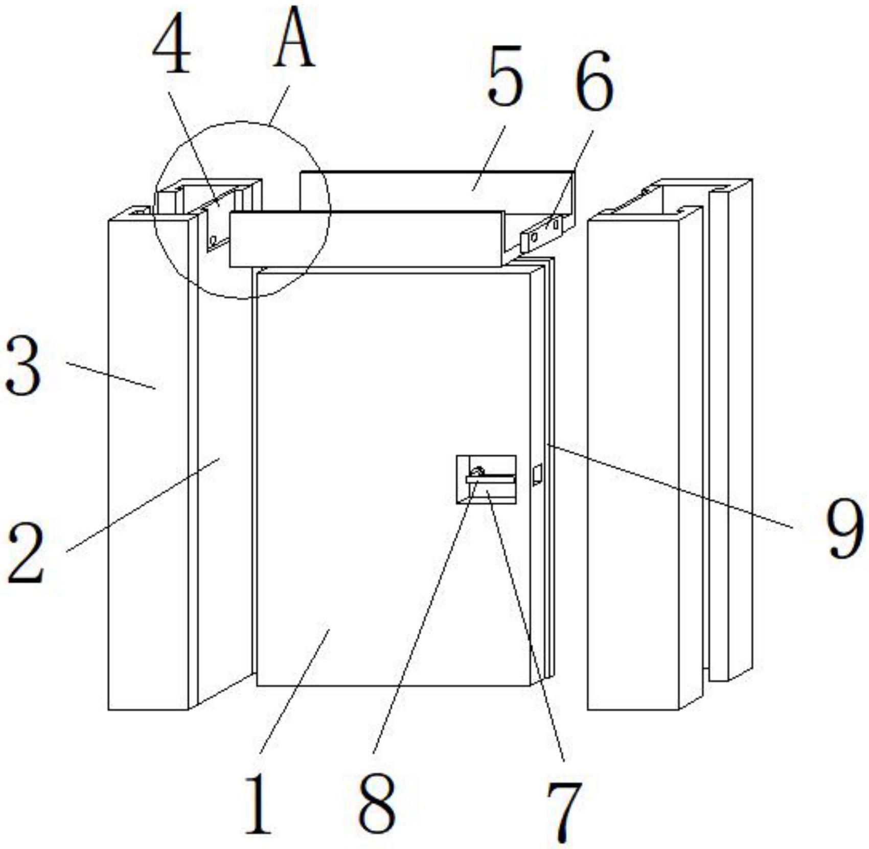 一种高密封性快装系统铝木门的制作方法
