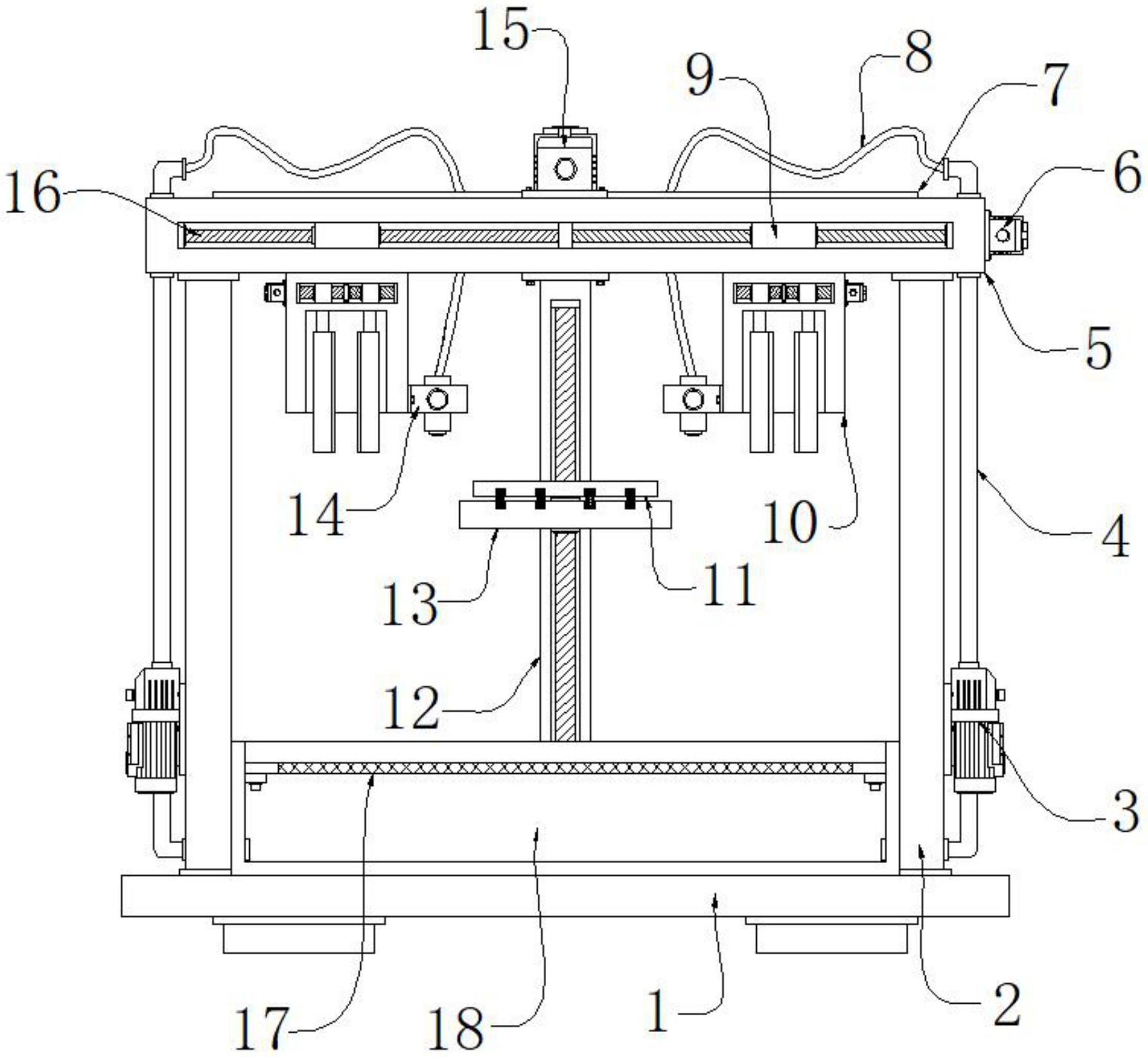 一种箱型钢柱现场拼接节点结构用加工装置的制作方法