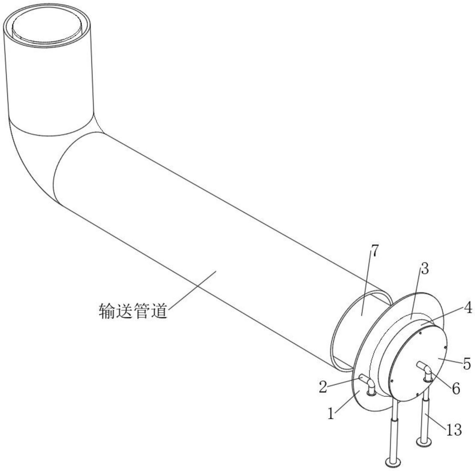 一种冷却塔的除污结构的制作方法