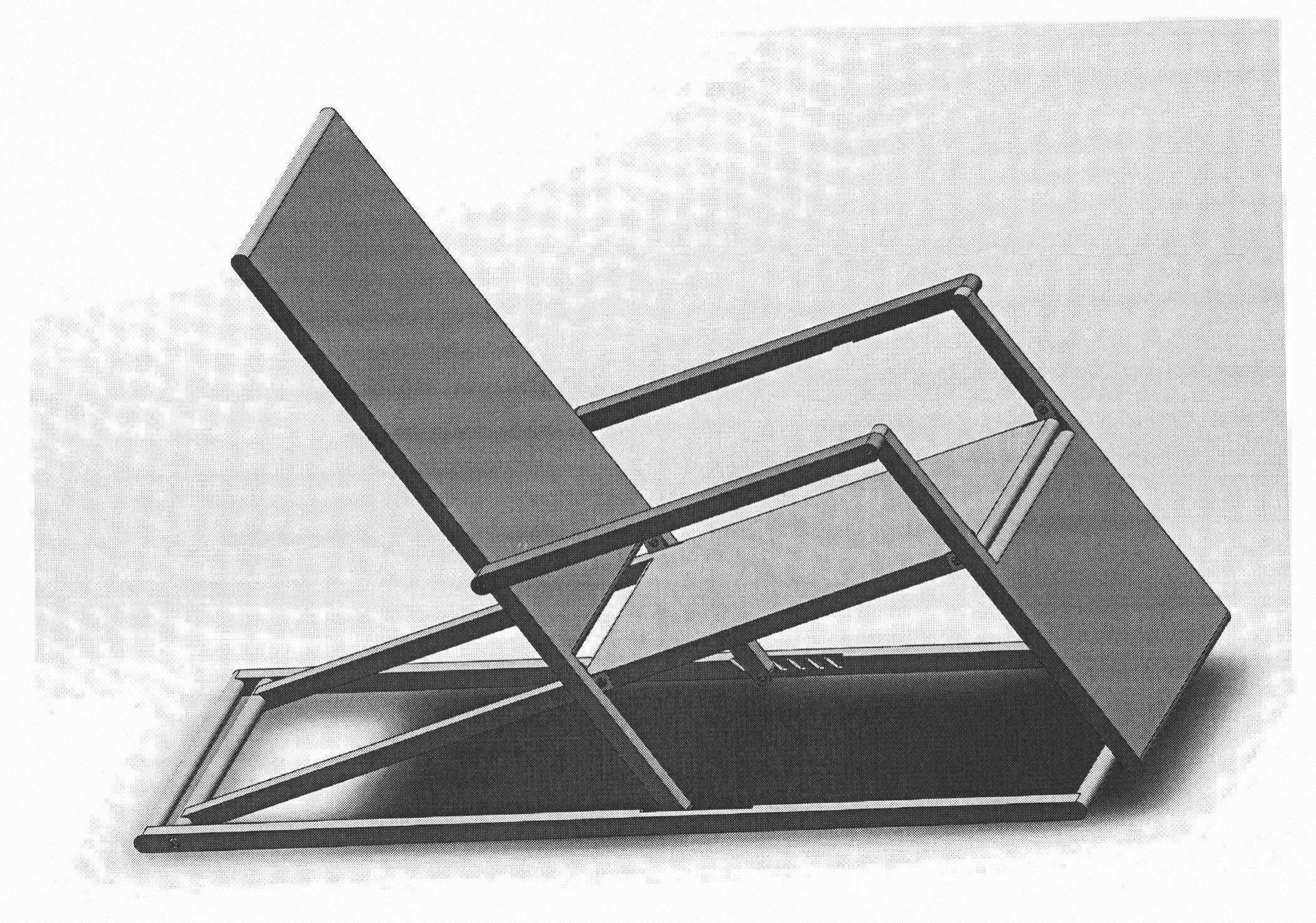 W折叠躺椅的制作方法