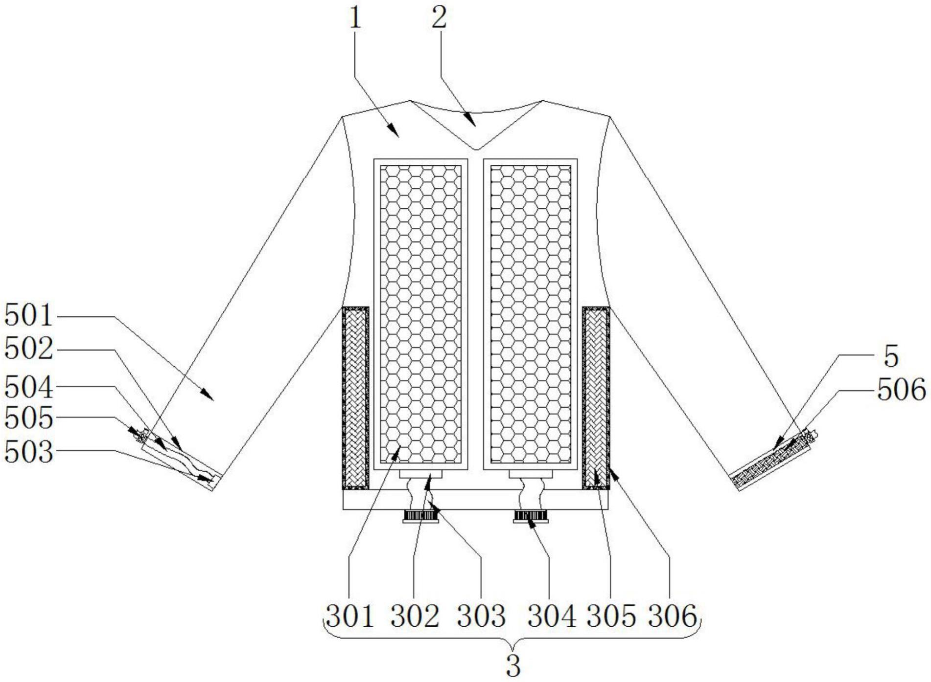 一种肾穿刺活检用的病号服的制作方法