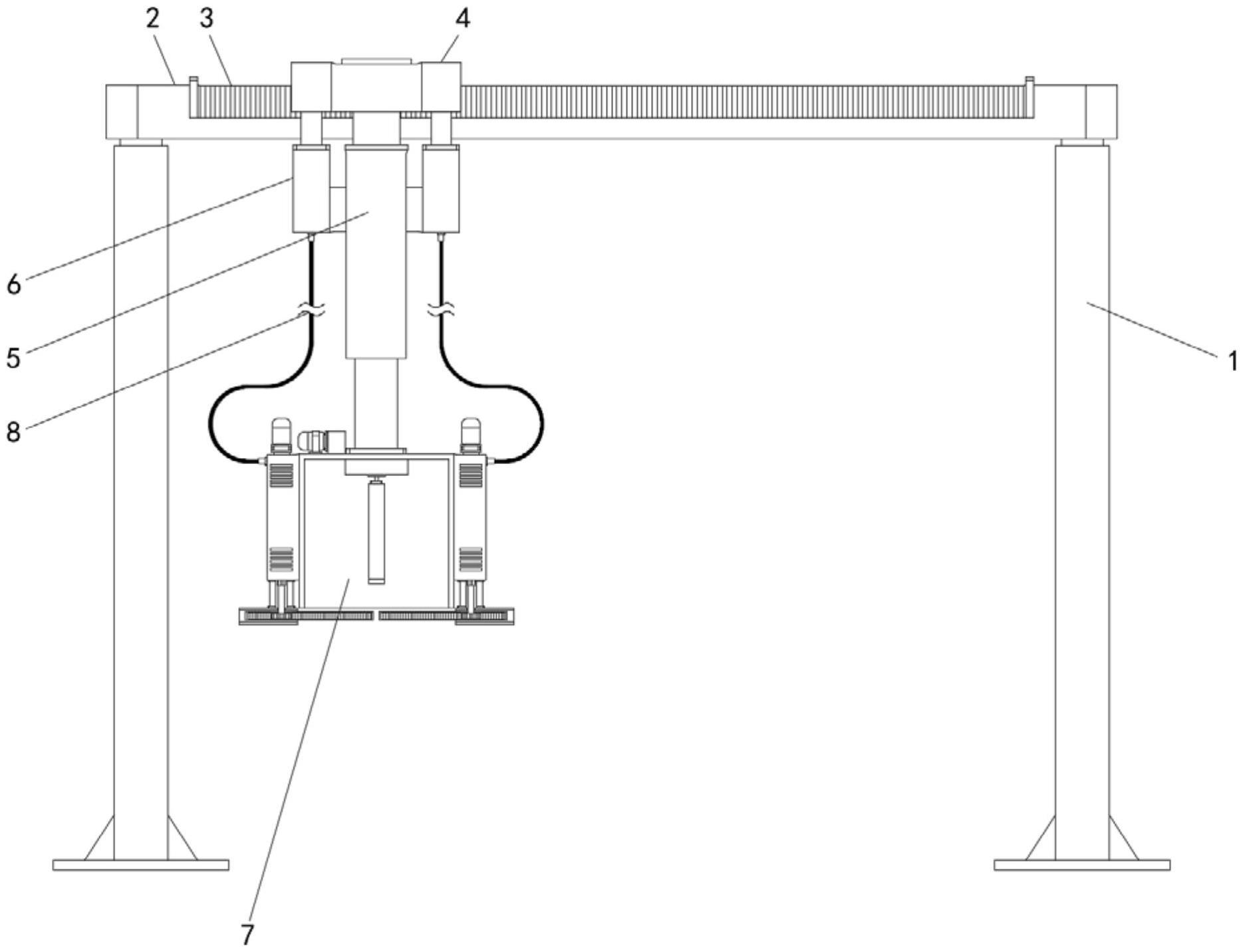 一种无人自动化钢卷悬吊搬运起重机的制作方法