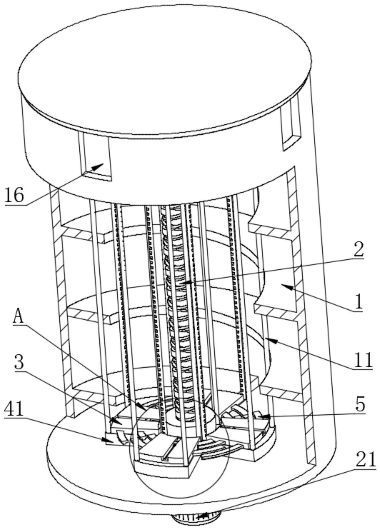 一种垂直式机械升降旋转机构的制作方法