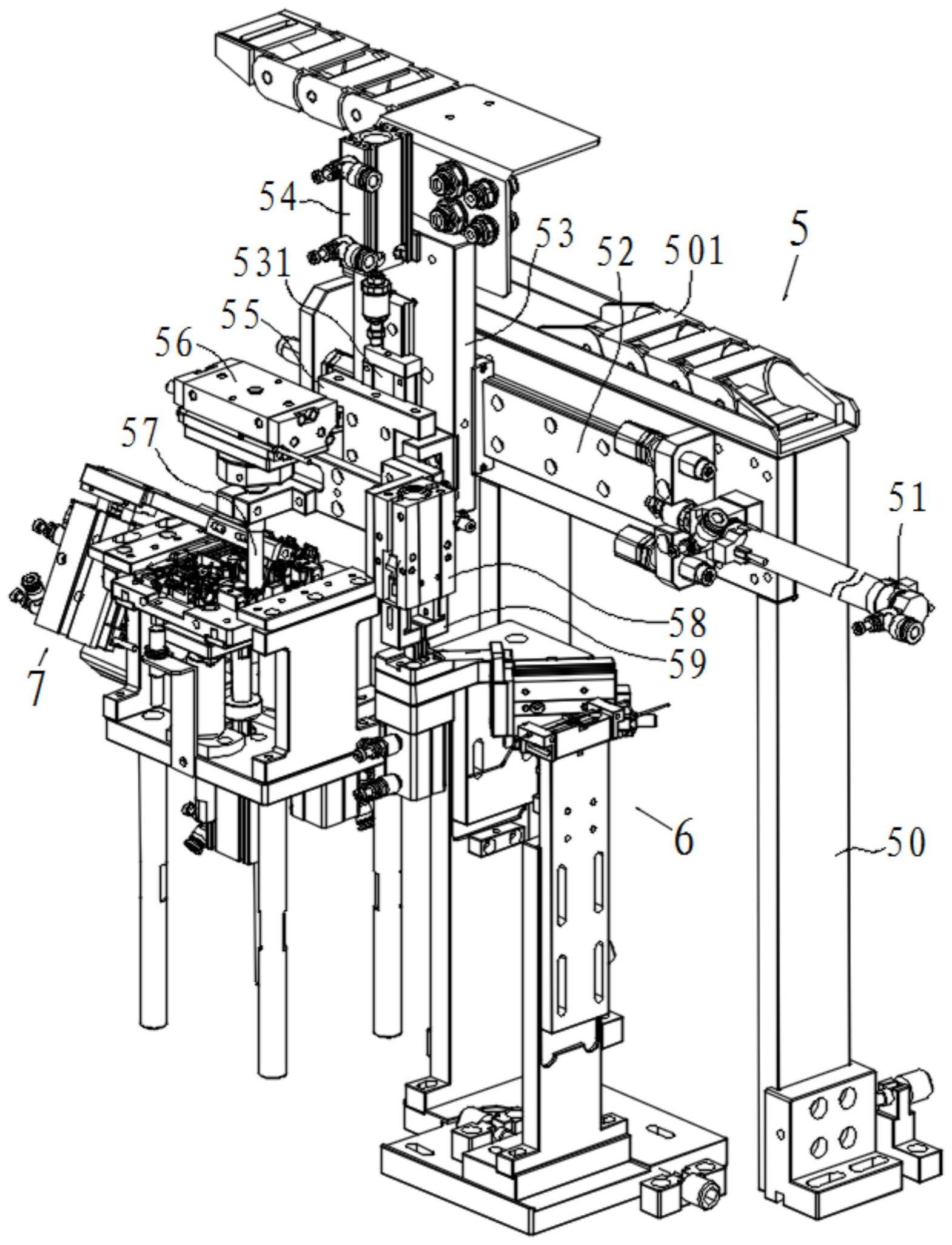 一种微型断路器机械扭簧自动组装装置及其工艺的制作方法