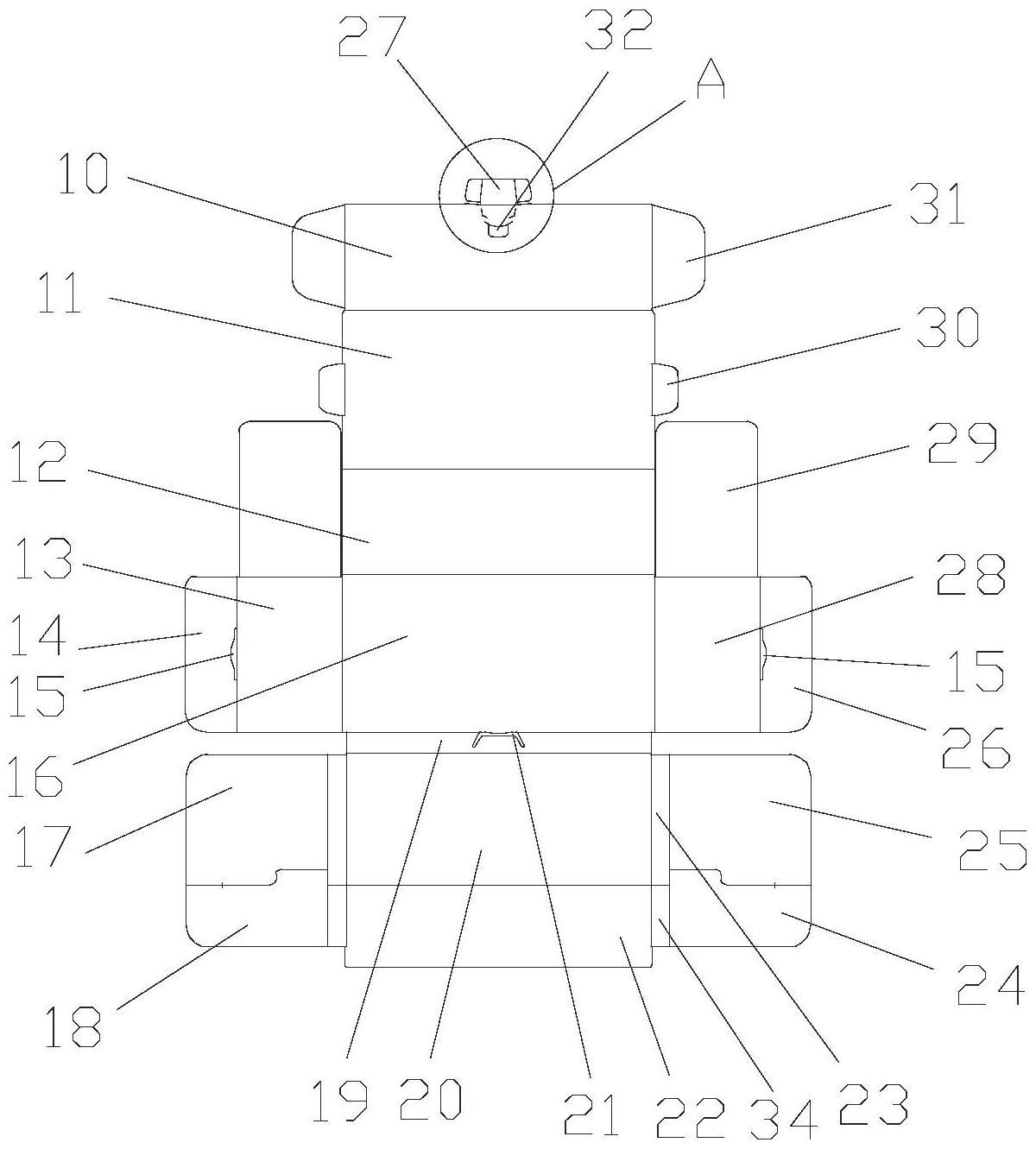 一种带缓冲防盗功能的物流紧固包装的制作方法