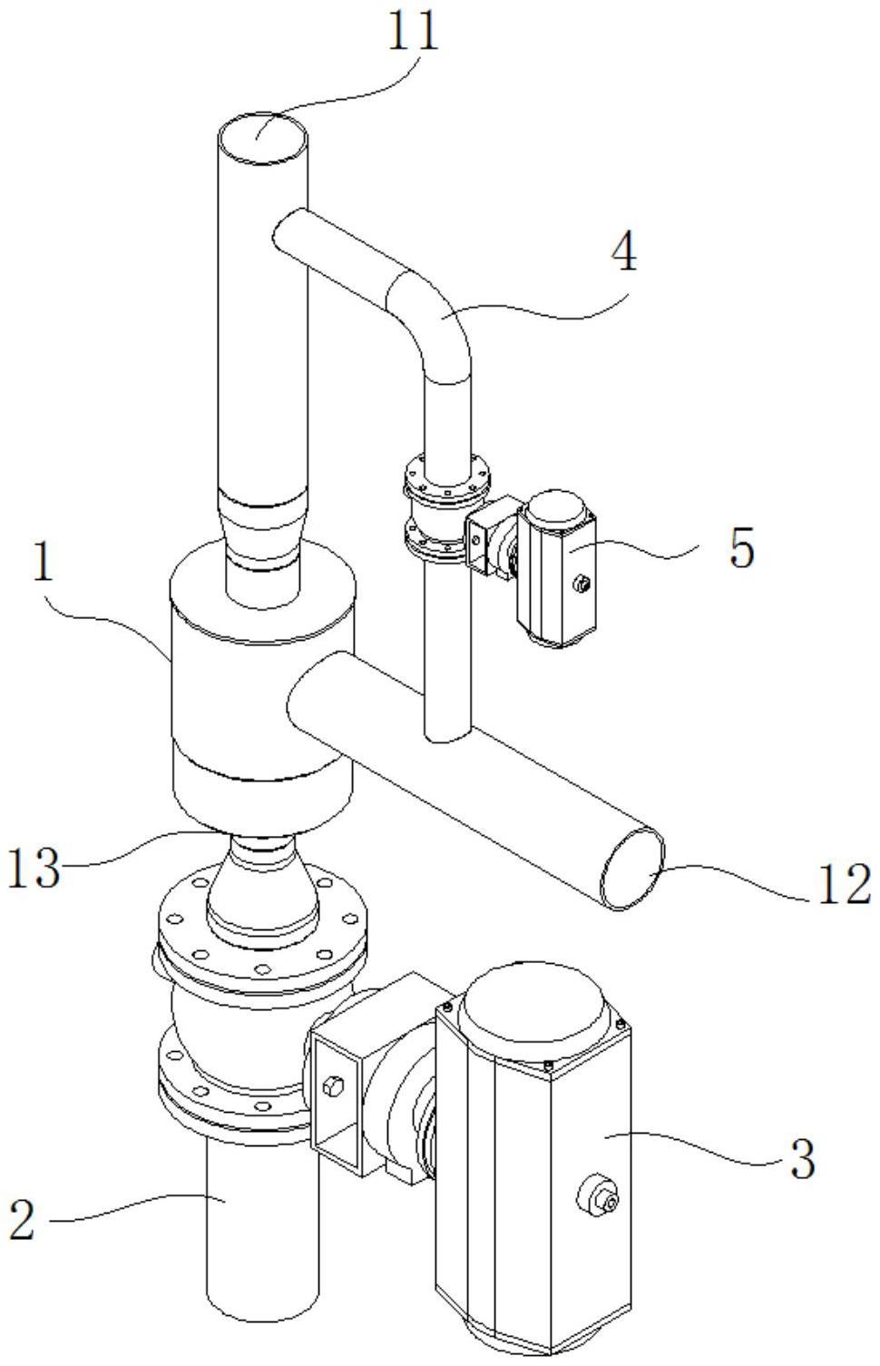 一种反吹防堵型含尘烟气取样装置的制作方法