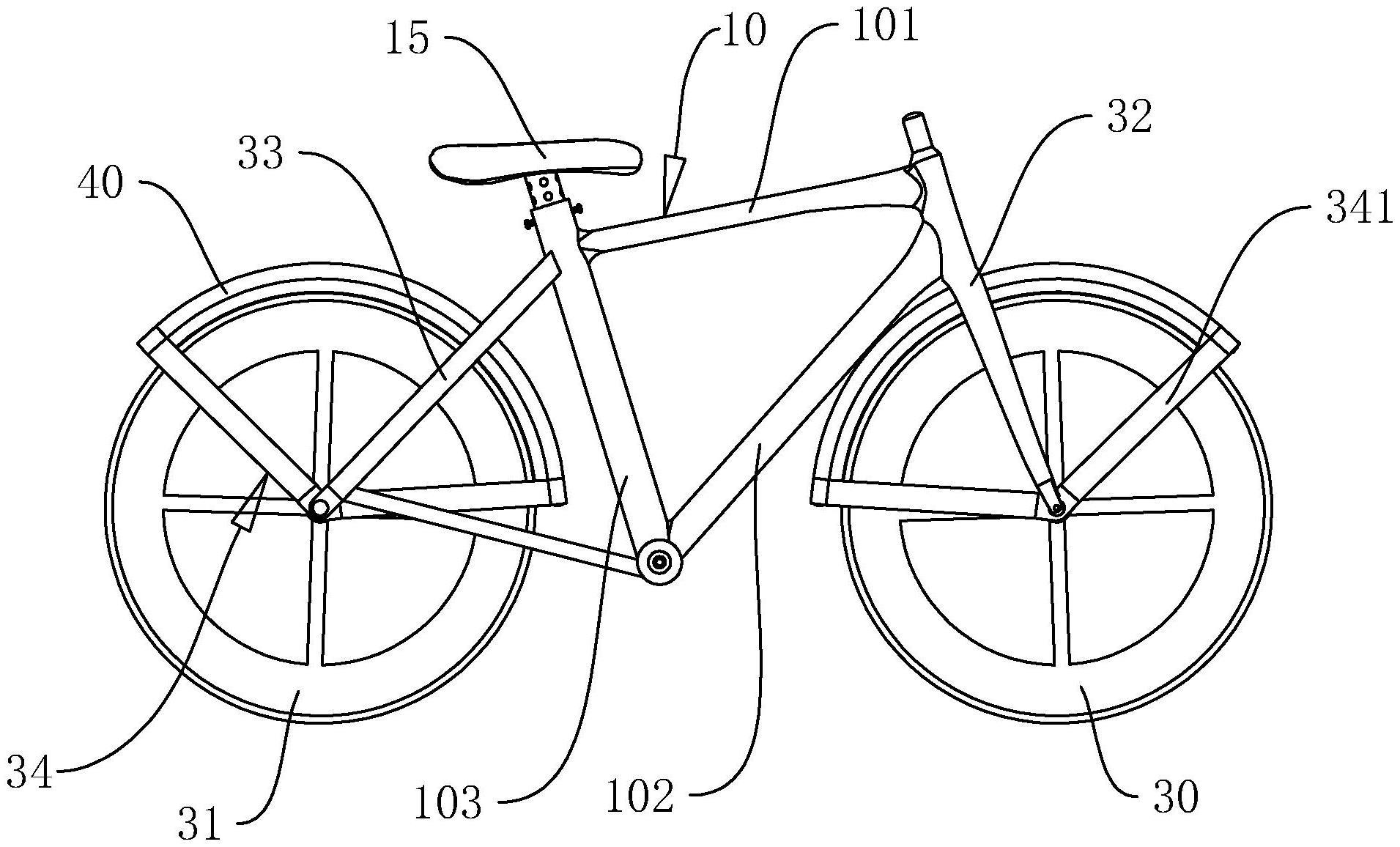 轻型自行车车架结构的制作方法