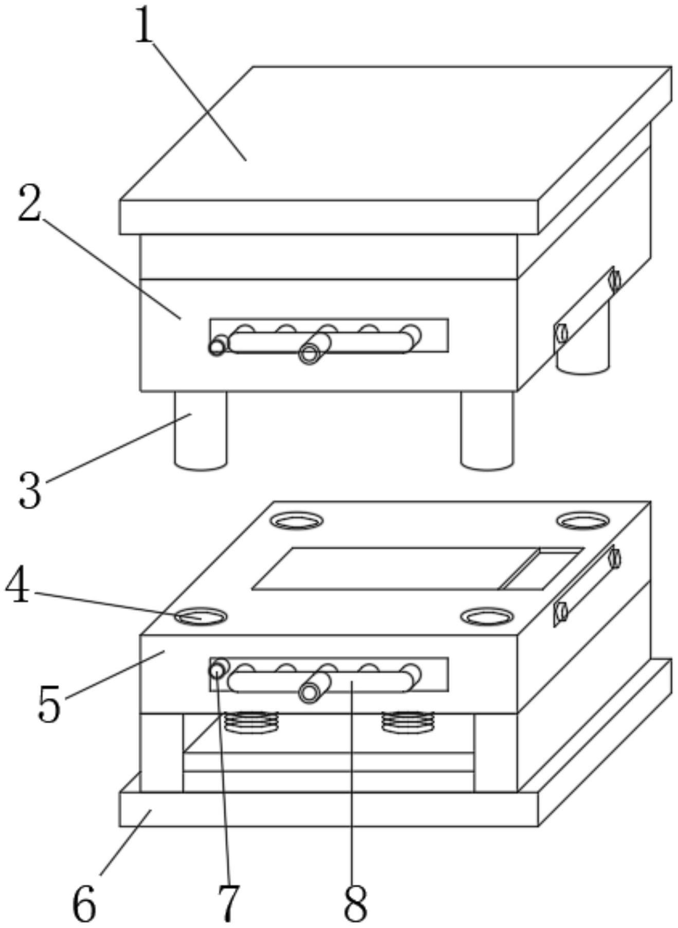 一种注塑模具快速冷却系统及其注塑模具的制作方法