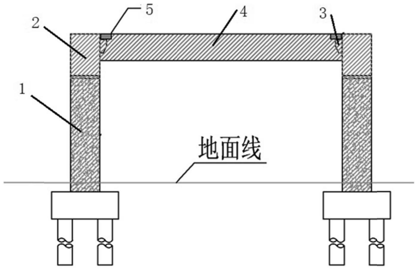 一种城市桥梁无支架钢盖梁及其施工工艺的制作方法