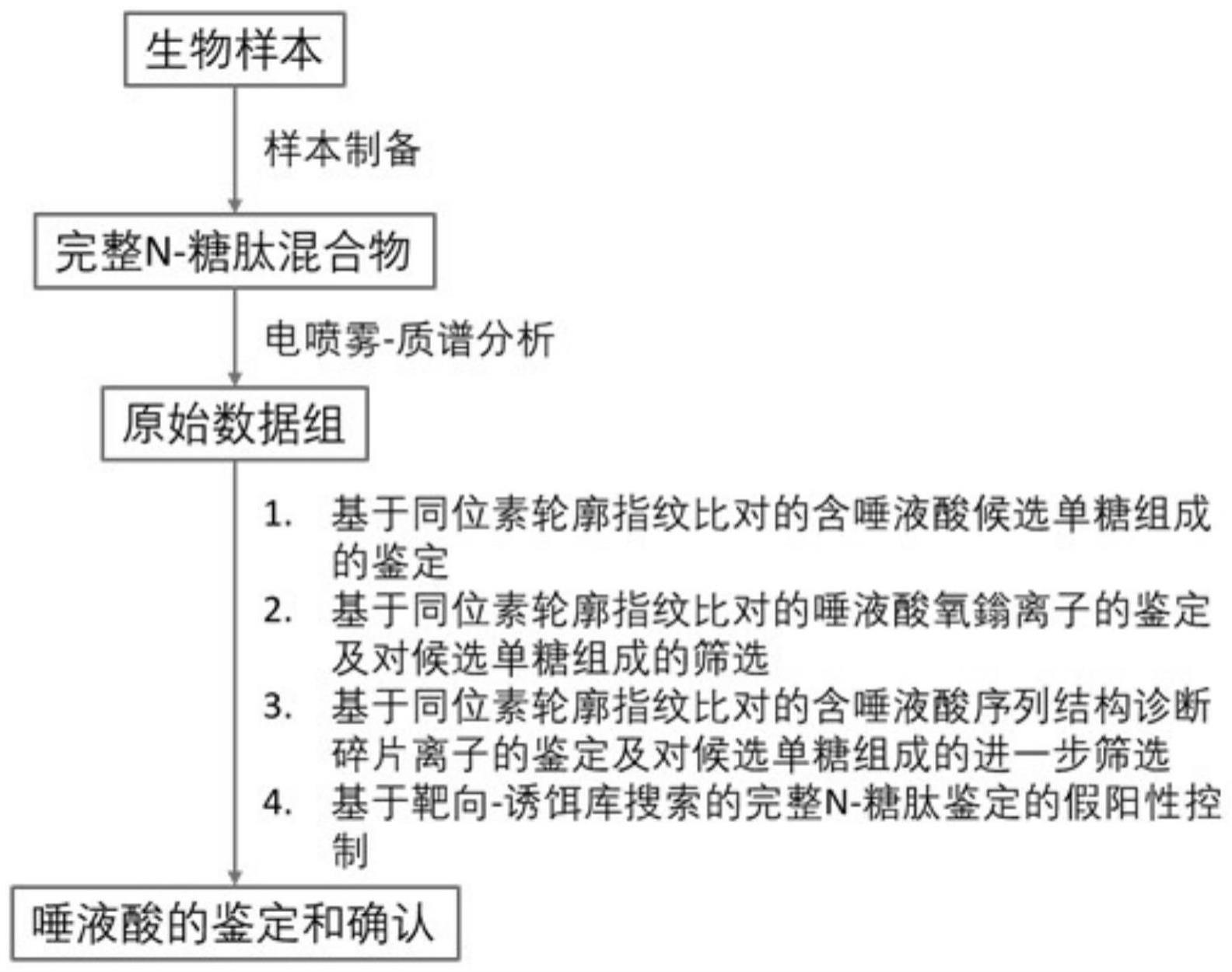 一种蛋白质唾液酸的鉴定和验证方法与流程