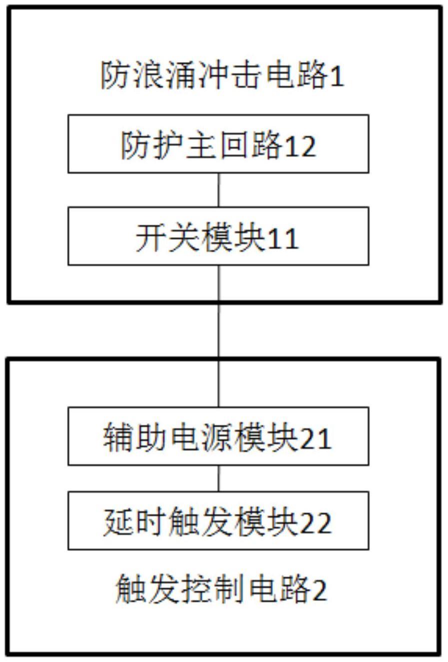 一种基于辅助电源的充电器防浪涌电路的制作方法