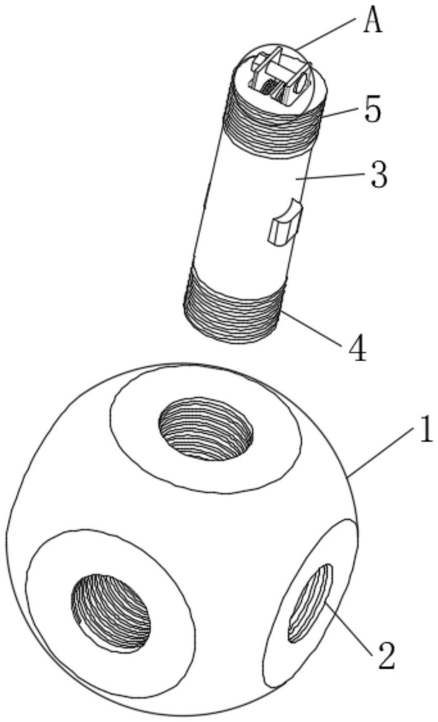 一种螺栓连接的球网架结构的制作方法