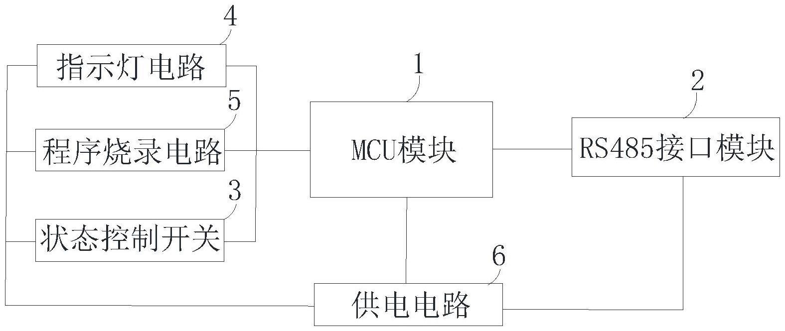 一种RS485通讯终端模拟装置的制作方法