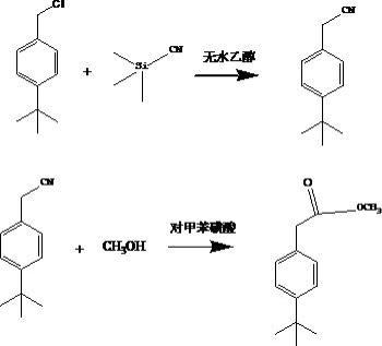 一种对叔丁基苯乙酸甲酯的合成方法与流程