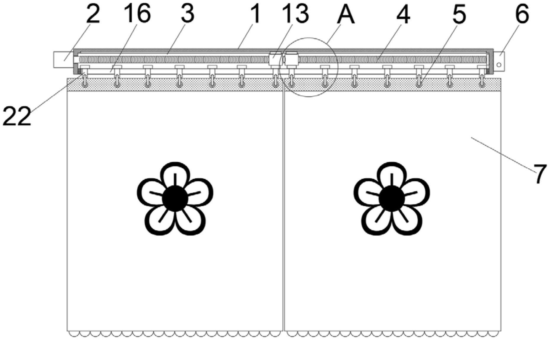 一种全自动家居窗帘的制作方法