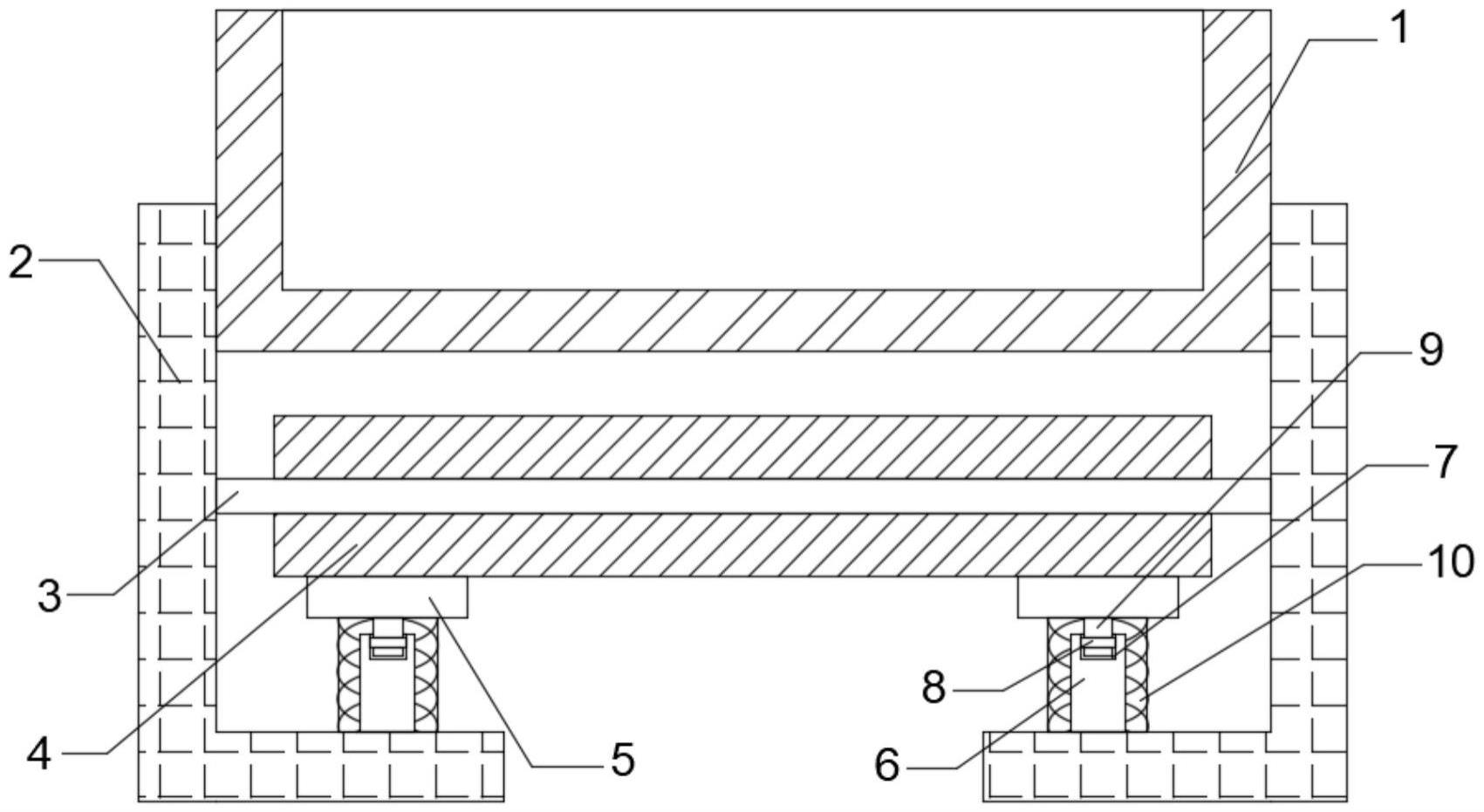 一种扒渣机输送槽限位结构的制作方法