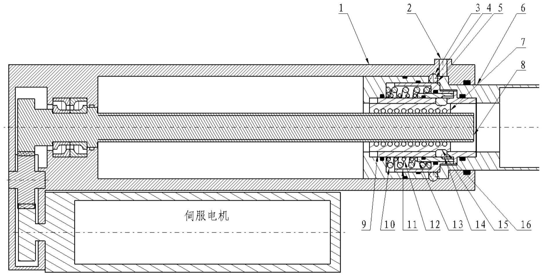 内锁式应急缩回解锁机电作动器的制作方法