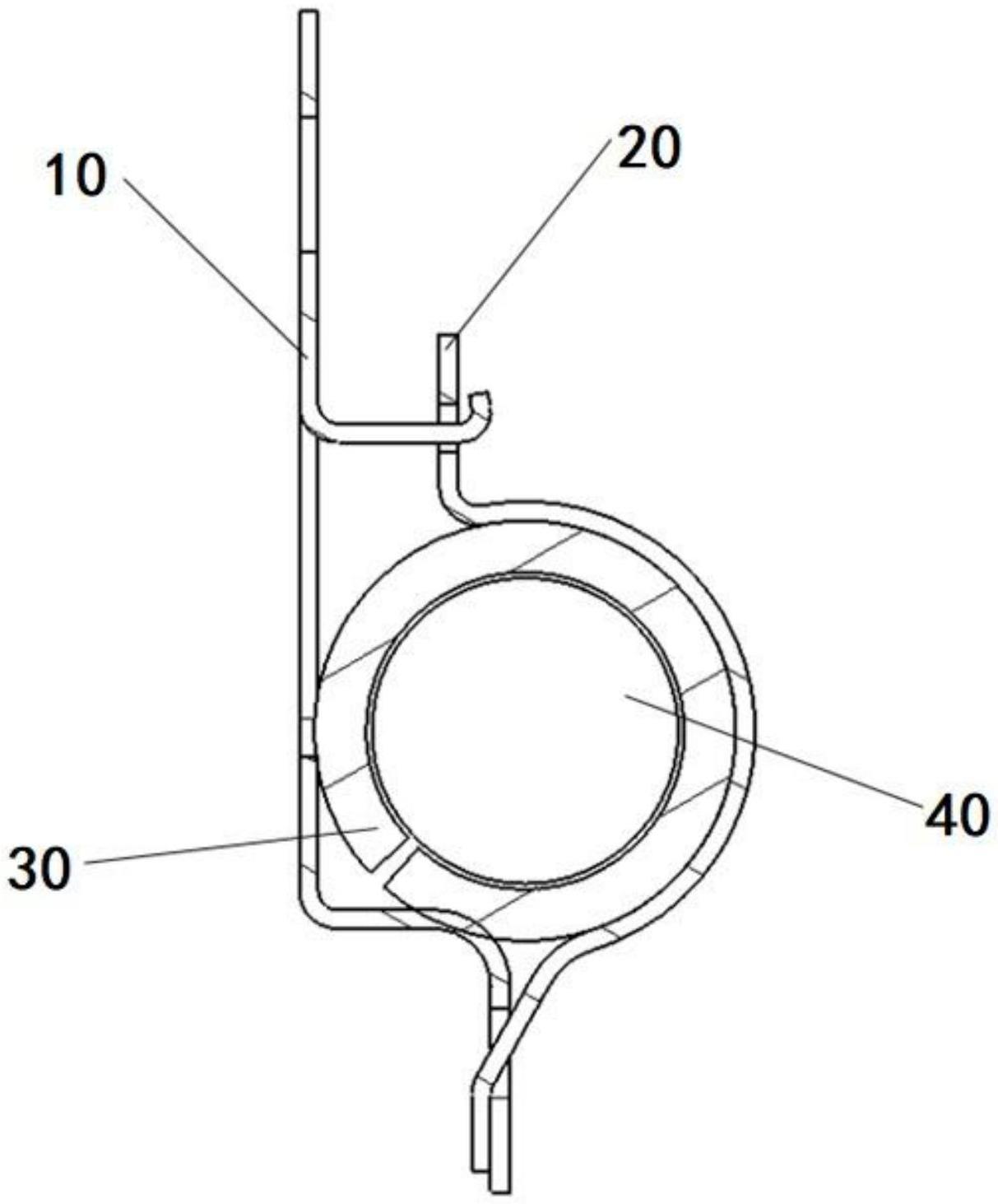 空调管路管夹结构的制作方法