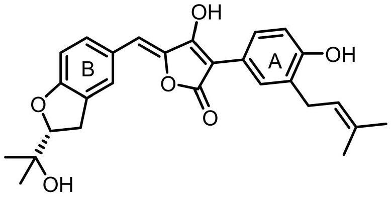一种二异戊烯基取代aspulvinone类化合物及其制备方法和应用