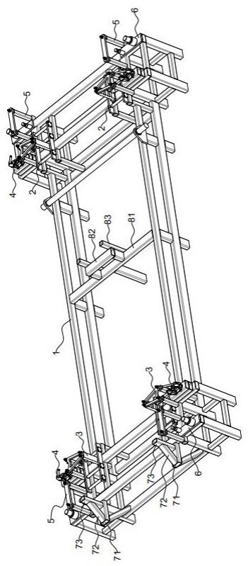 竖式拉臂车翻转架制作工装的制作方法