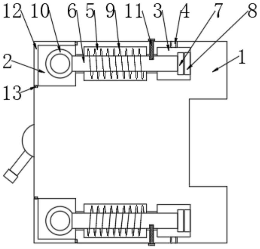 一种配电柜的控制开关接线结构的制作方法