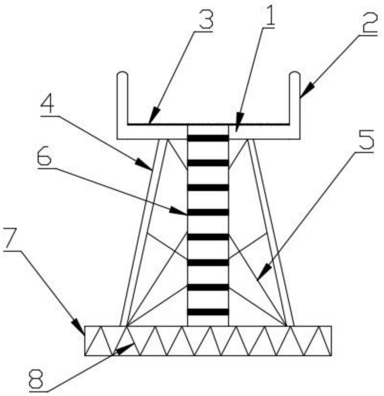 一种稳定的建筑施工平台的制作方法