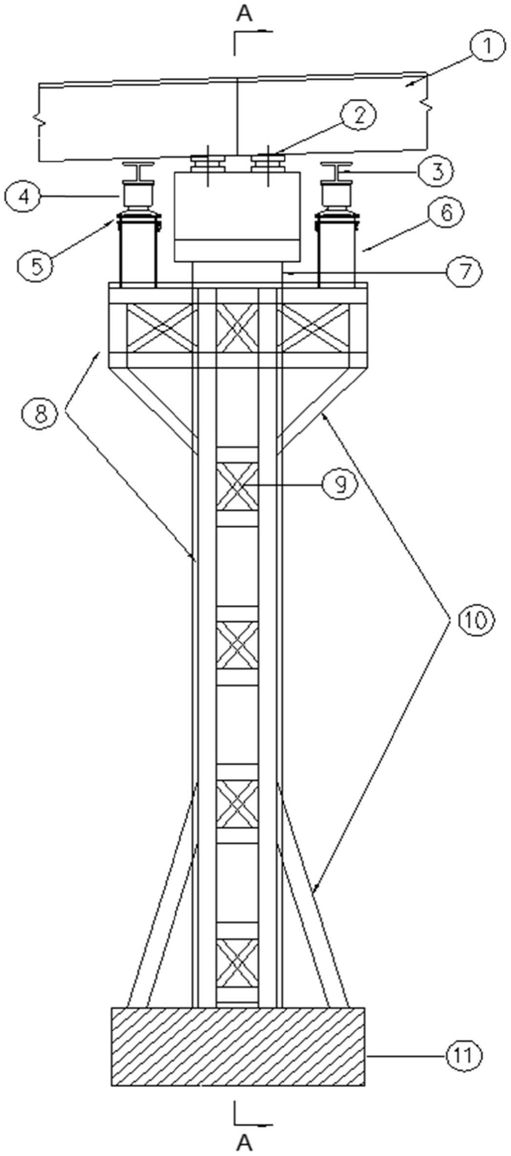 一种连续斜交桥梁顶升装置的制作方法