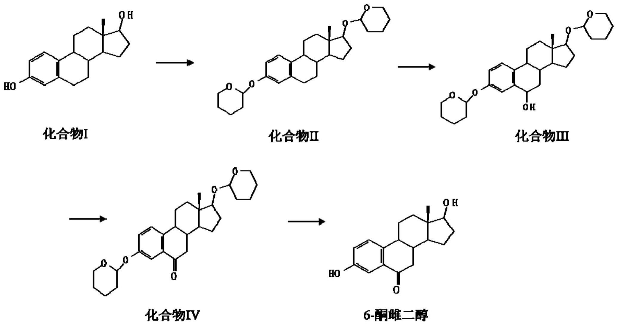 一种6-酮雌二醇的合成方法与流程