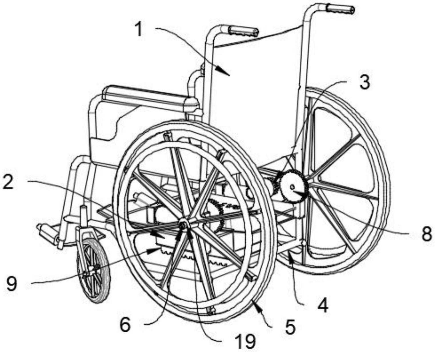 一种步进式轮椅紧急制动控制装置的制作方法
