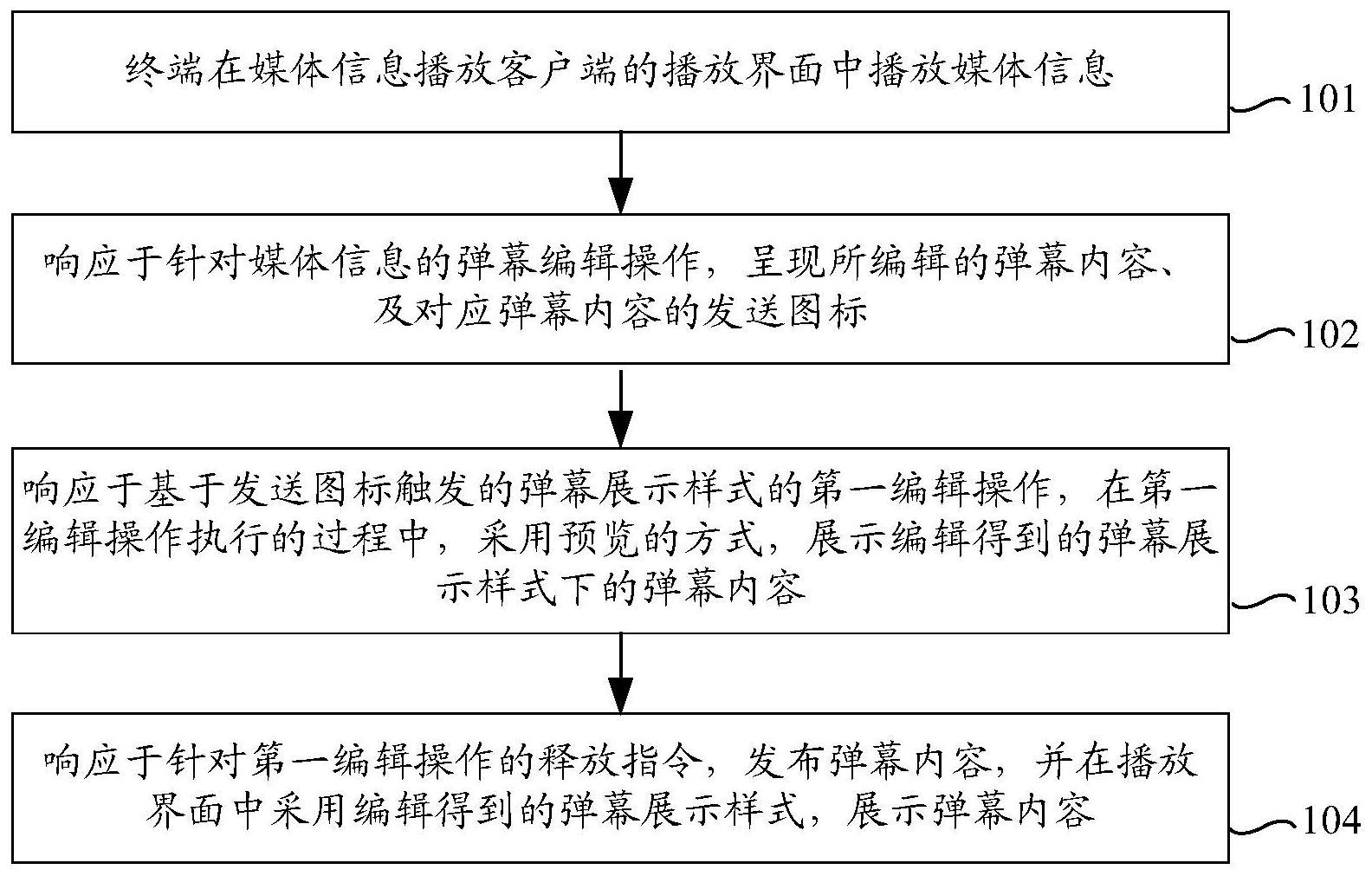 弹幕的发布方法、装置、设备、存储介质及产品与流程