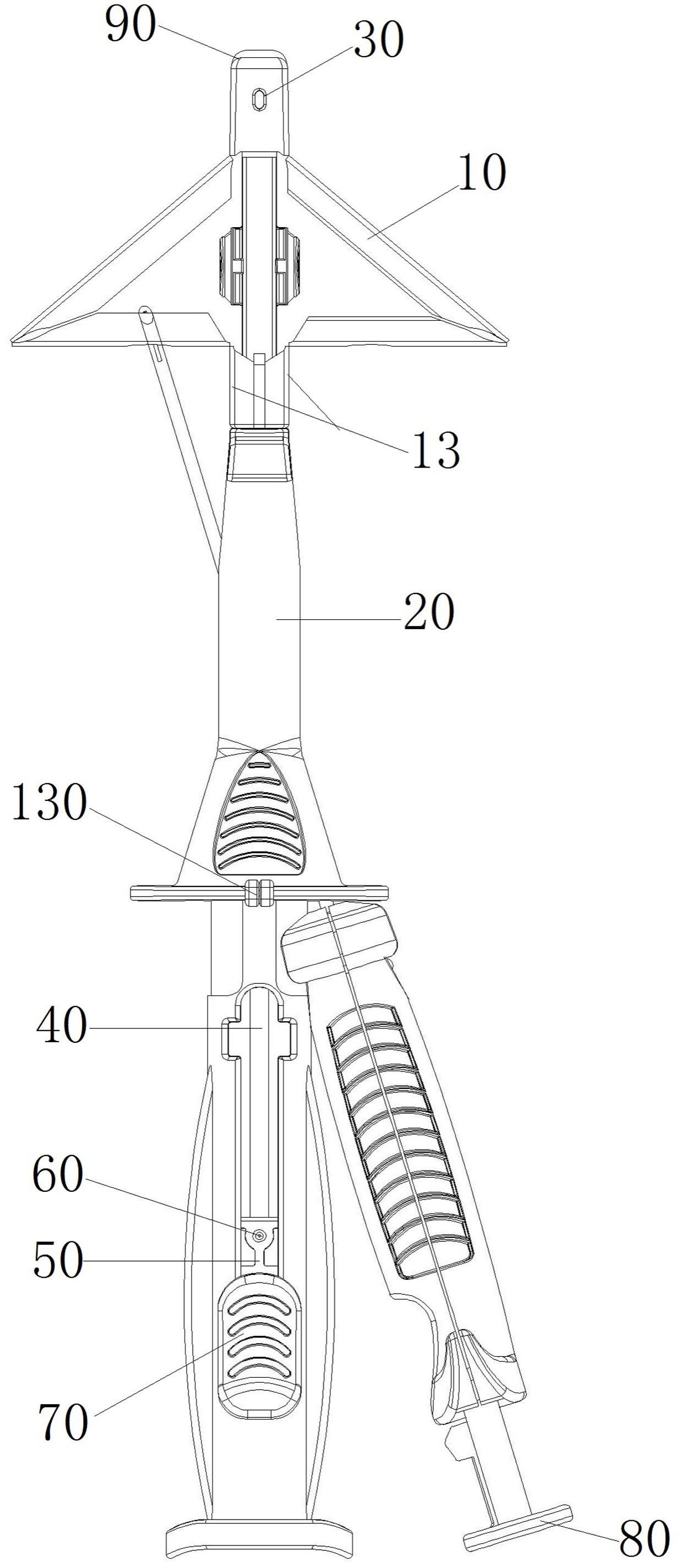 一种筋膜闭合器的缝线架保险装置及其筋膜闭合器的制作方法