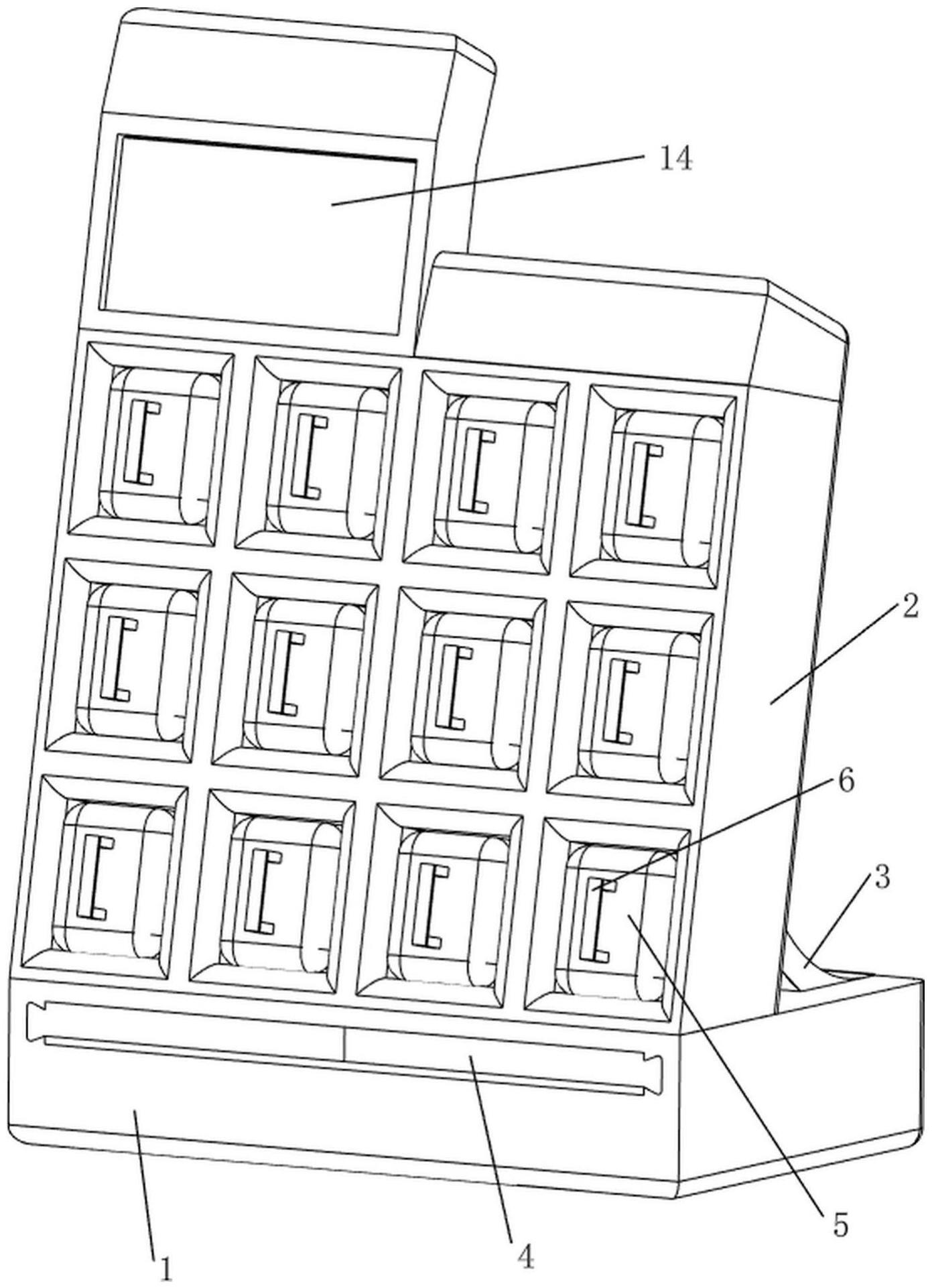 一种穿插入槽式骨灰存放架的制作方法