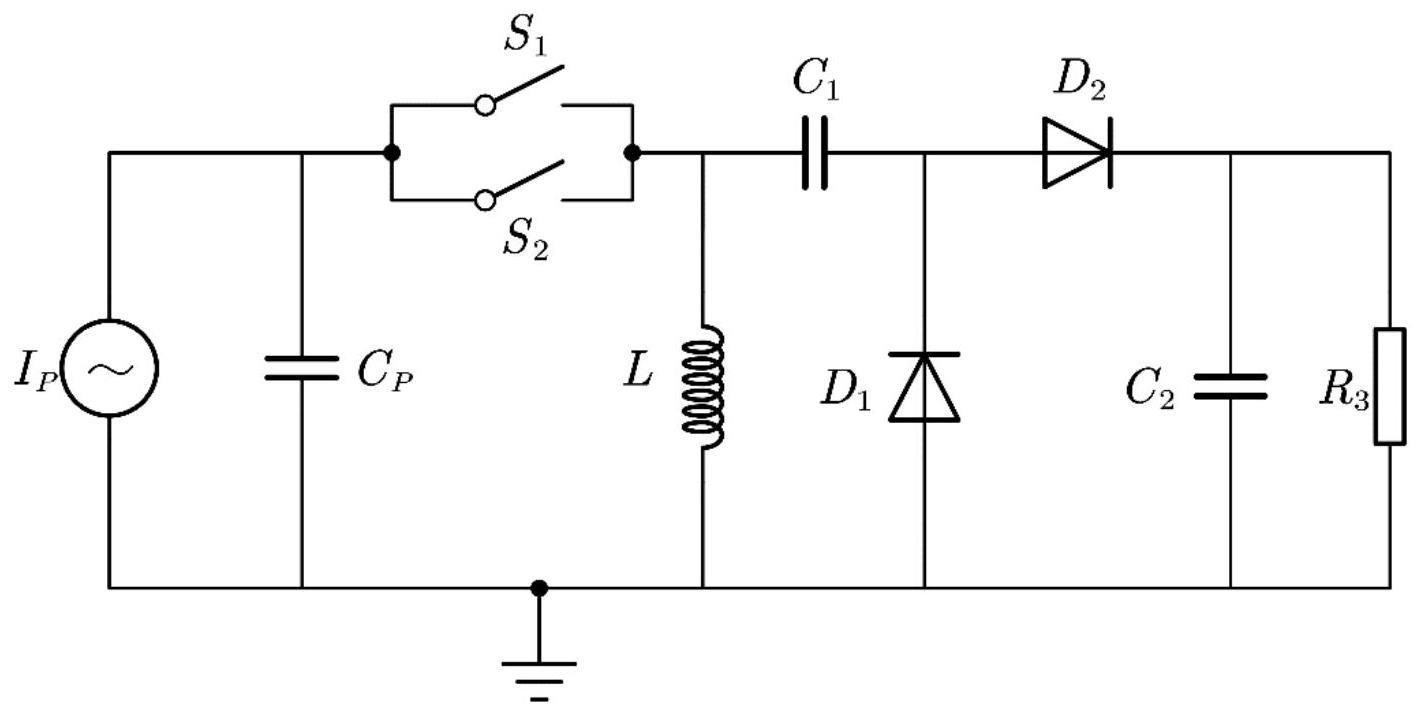 一种自供电的电压翻转压电能量采集电路