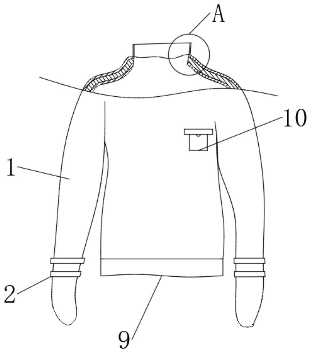 气凝胶保温面料救生服的制作方法