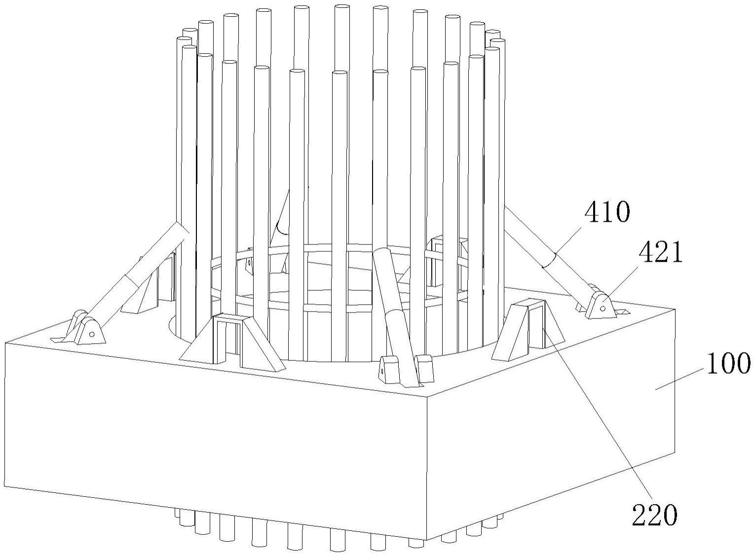 钢筋笼下放装置以及钢筋笼下放系统的制作方法