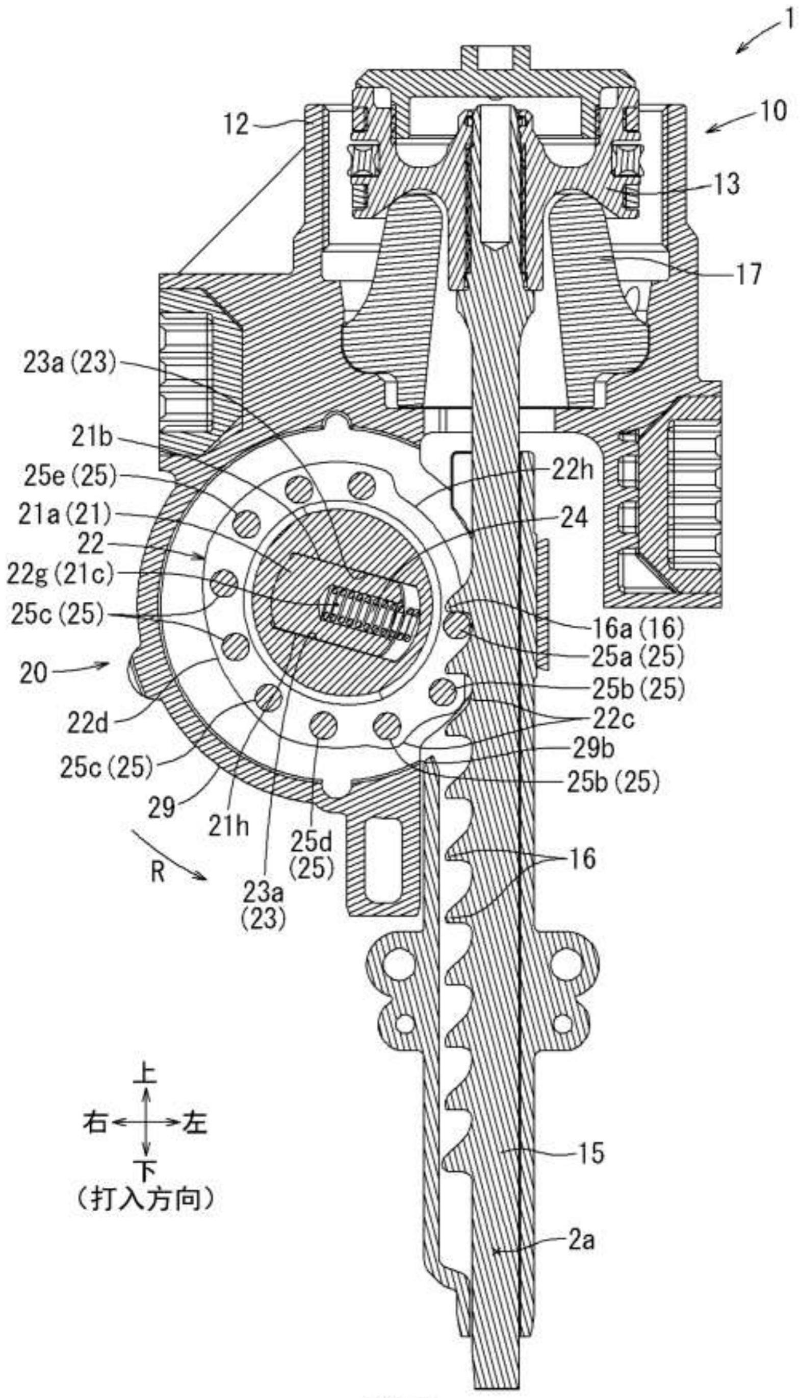 打入工具的制作方法