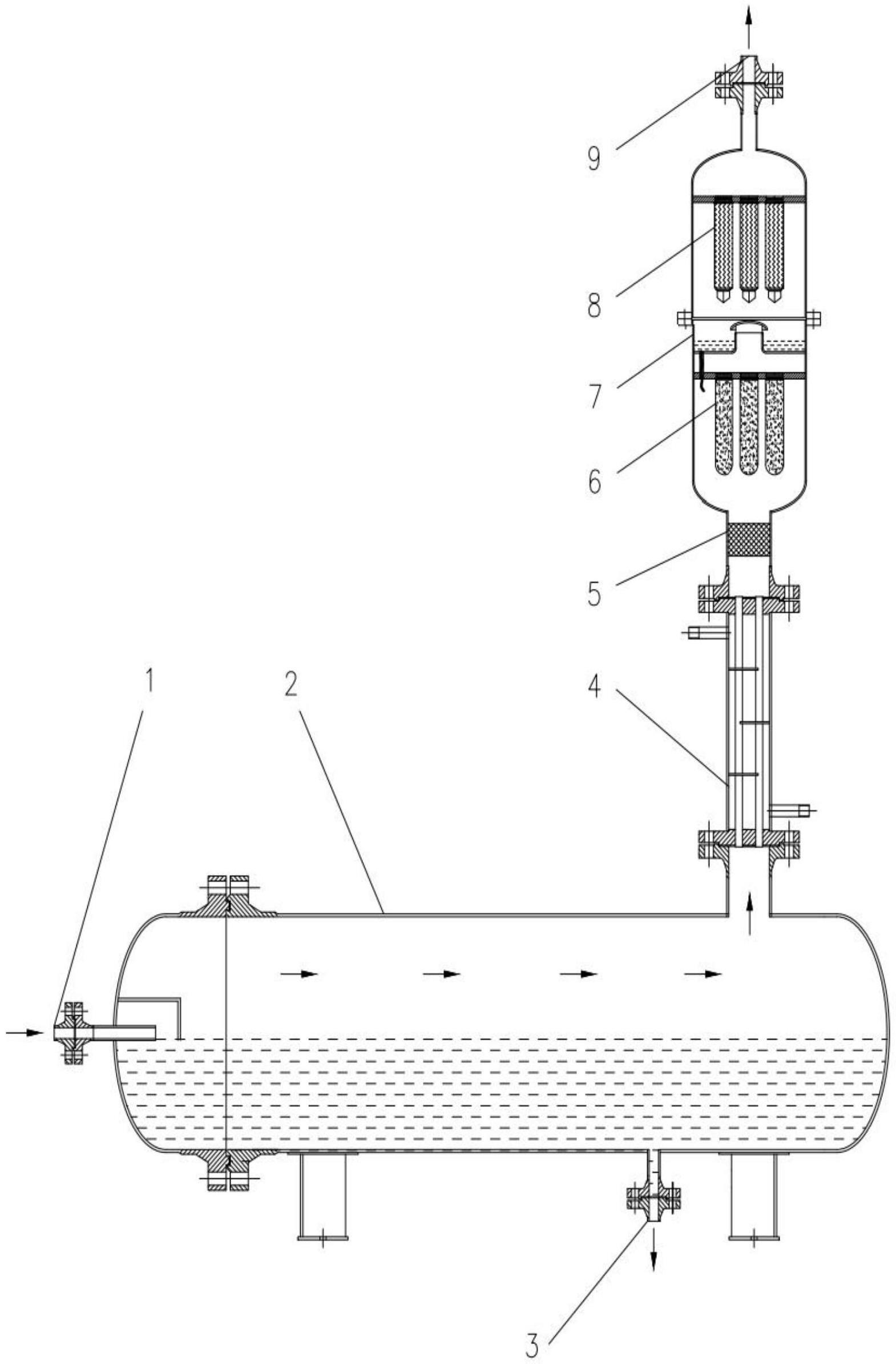 一种电解海水用气液分离器的制作方法
