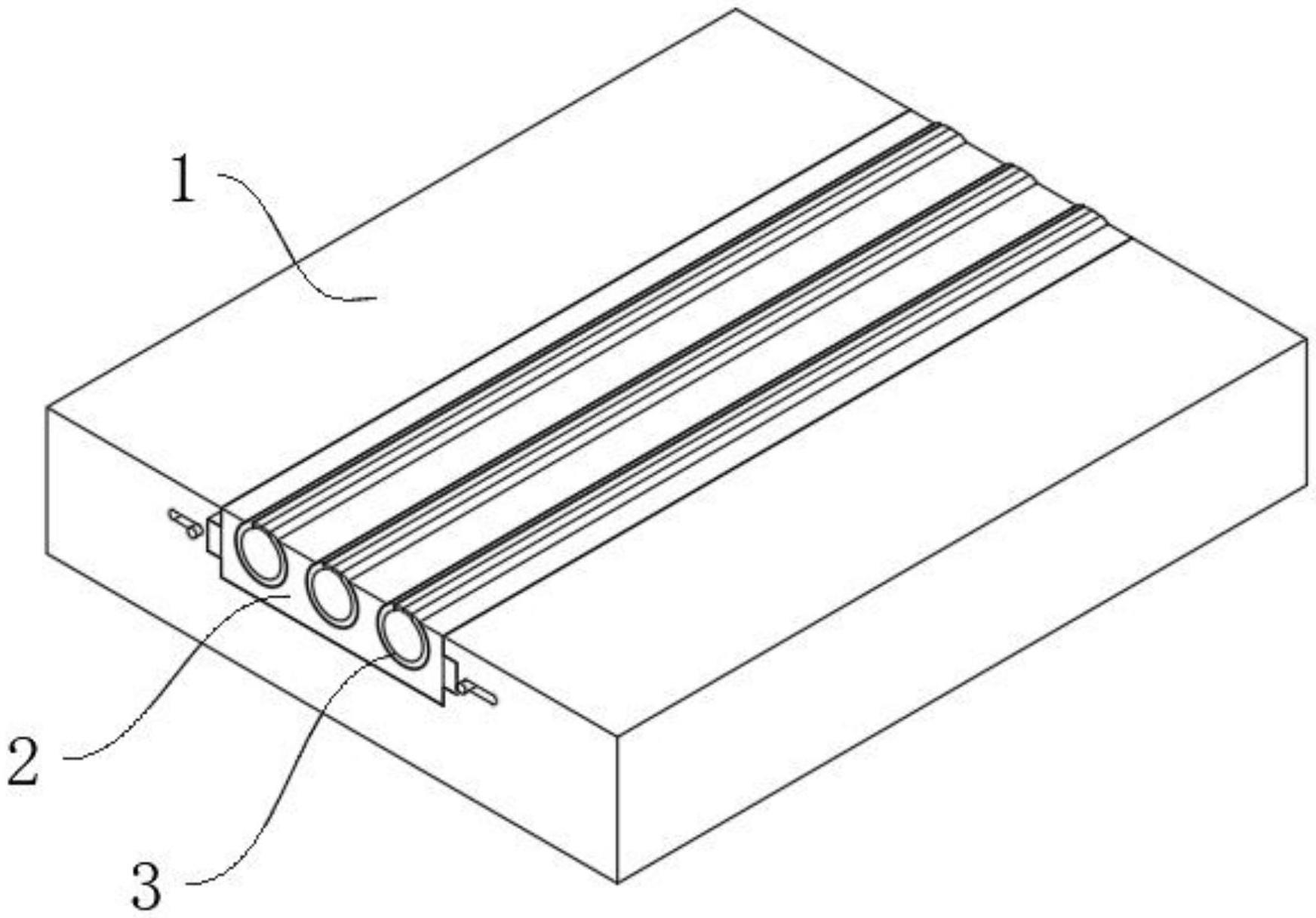 一种内嵌机电管线的复合板材结构的制作方法