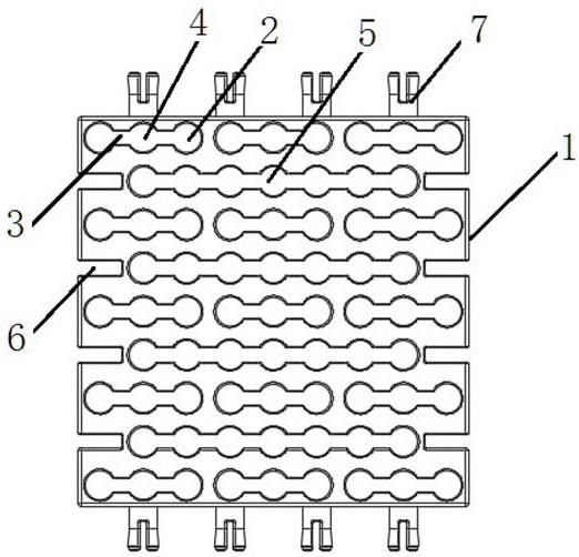 一种模型搭建底板连接件的制作方法